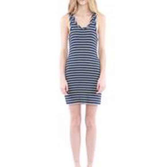 Hye Park and Lune Rachel Dress Navy/White - Picture 4 of 5